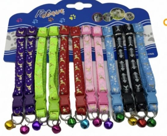 COLLAR CON CASCABEL X 12 - LUNITAS