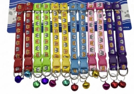 COLLAR CON CASCABEL X 12 - GATICOS