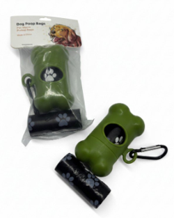 PORTA BOLSAS + 2 REPUESTOS - BIODEGRADABLE